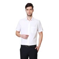 Van Heusen White Cotton  Shirt