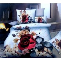 Classio Fashionable Glace Cotton Double Bedsheets