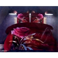 Classio Fashionable Glace Cotton Double Bedsheets