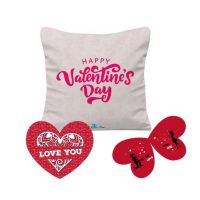 Best White Printed Cushion Cover  & Greeting Card