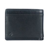 Seasons  Leather Black Men Regular Wallet