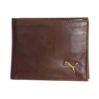 Puma Brown Formal Short Wallet