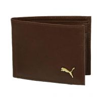 Puma Brown Formal Short Wallet 