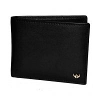 Seasons  Designs Black Leather Formal Wallet
