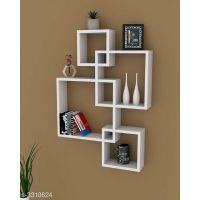 Attractive Antique MDF Rack 4 Wall Shelves