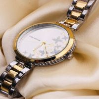 Designer Rose Gold-Toned Dial Watch 
