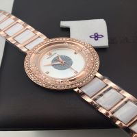 Crystal Stainless Steel Wrist Watch