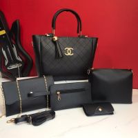 Set of 5 Black Women Handbag