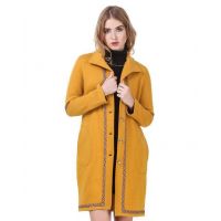 Comfy Glamorous Yellow Women Blazers & Coats