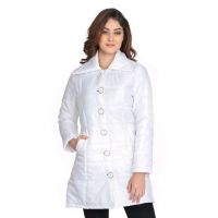 Pretty Graceful White Women Jackets & Waistcoat