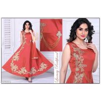 Attractive Soft Taffeta Silk Designer Women Gowns