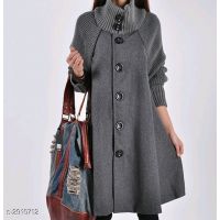 Voguish Grey Women's Overcoat