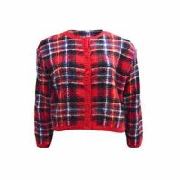 Paul Harris Classic Check Winter Cardigan Sweater