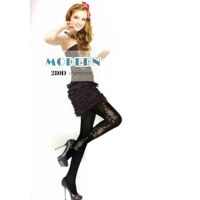  Black Designer Women High Waist Stocking