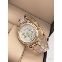 Seasons Designer Pink Gold Women Watch