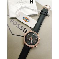 Seasons Luxury Women Black Band Watch