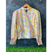 Multi Premium Mill Print Georgette Top