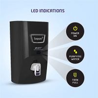 Livpure GLO PRO++ RO+UV+UF+Smart TDS Adjuster Water Purifier for Home- 7 L Storage,Black
