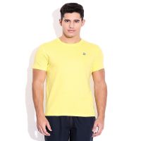 Season Under Colors of Benetton Yellow Round T Shirt