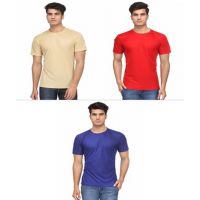 Season Men's Polyester T-shirt - Set Of 3