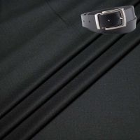 Raymond Men Poly Blended Trouser Fabric Black Free Belt