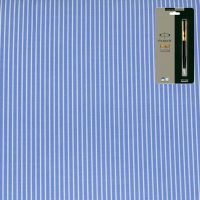 Raymond Men Poly Blended Shirting Fabric Blue Free Pen