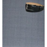 Raymond Men Trouser Fabric Grey Free Belt