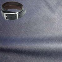 Raymond Men Trouser Fabric Grey Free Belt