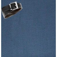 Raymond Men Trouser Fabric Blue Free Belt